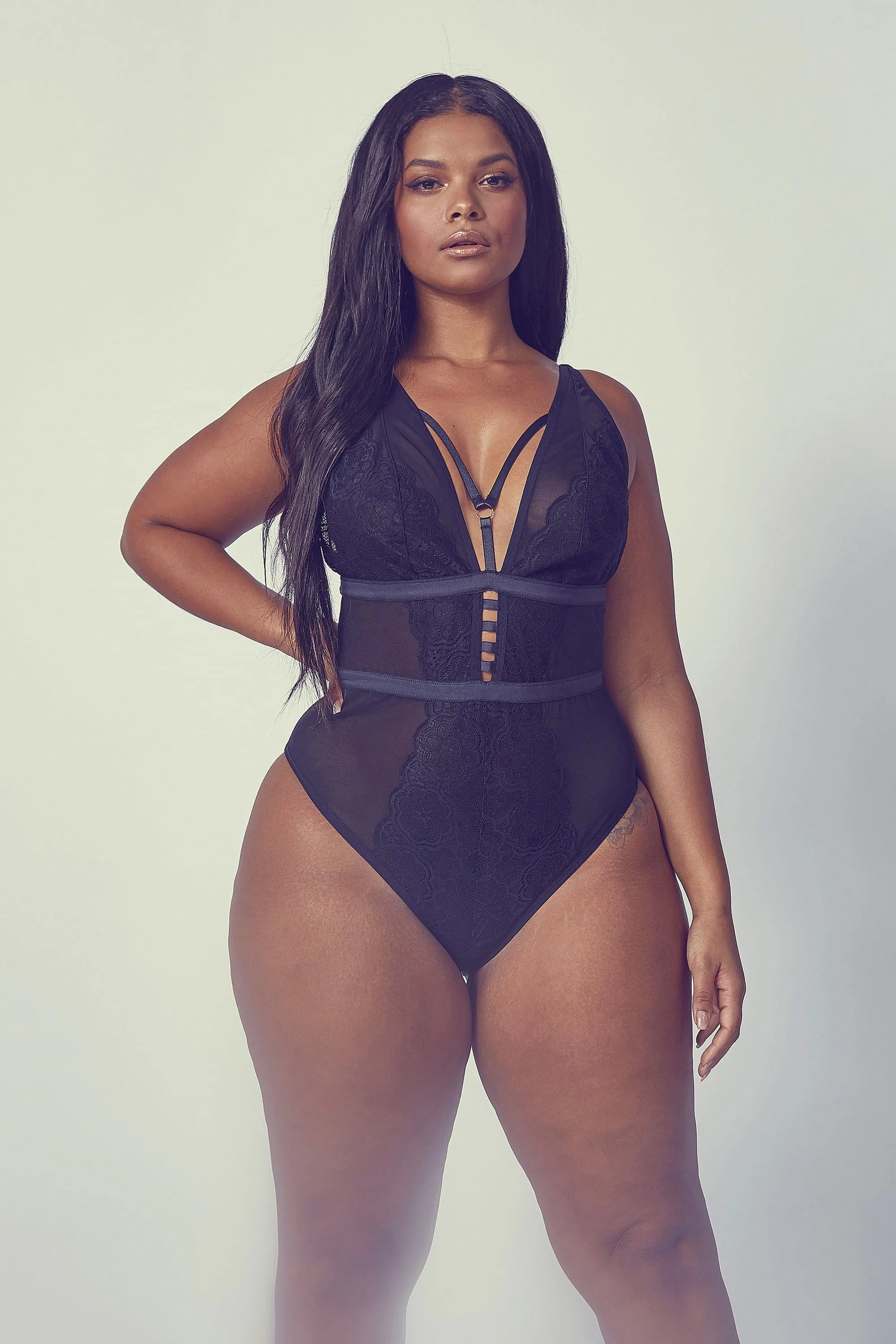 Ali Lace & Mesh Body