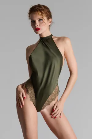 american collar string bodysuit - Rendez-Vous