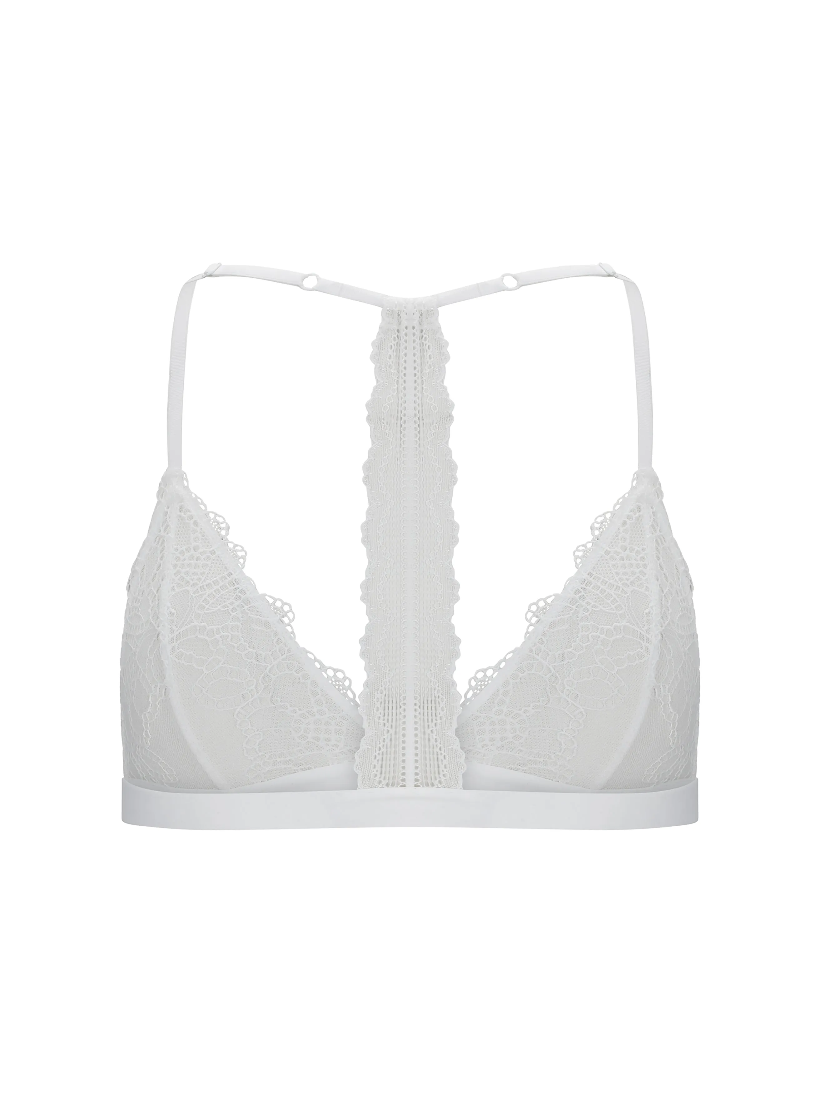 Angelina Bralette- White