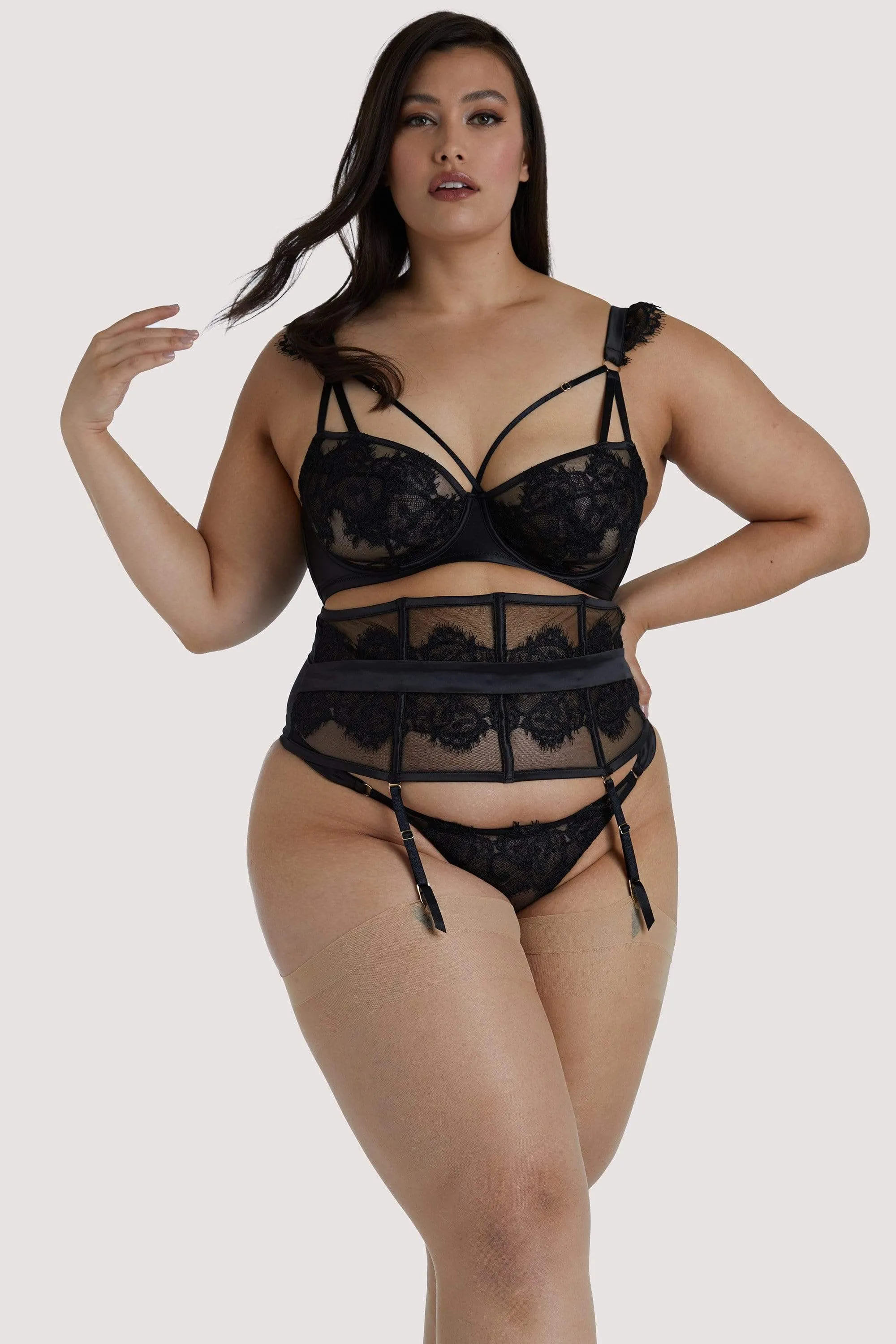 Anneliese Black Lace Waspie