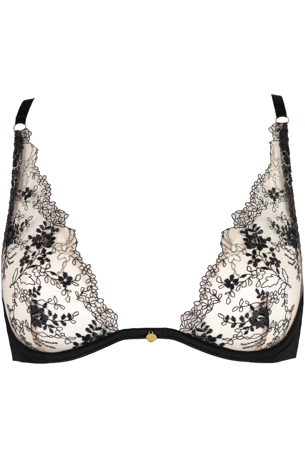 Après Minuit Underwired Triangle Bra Black