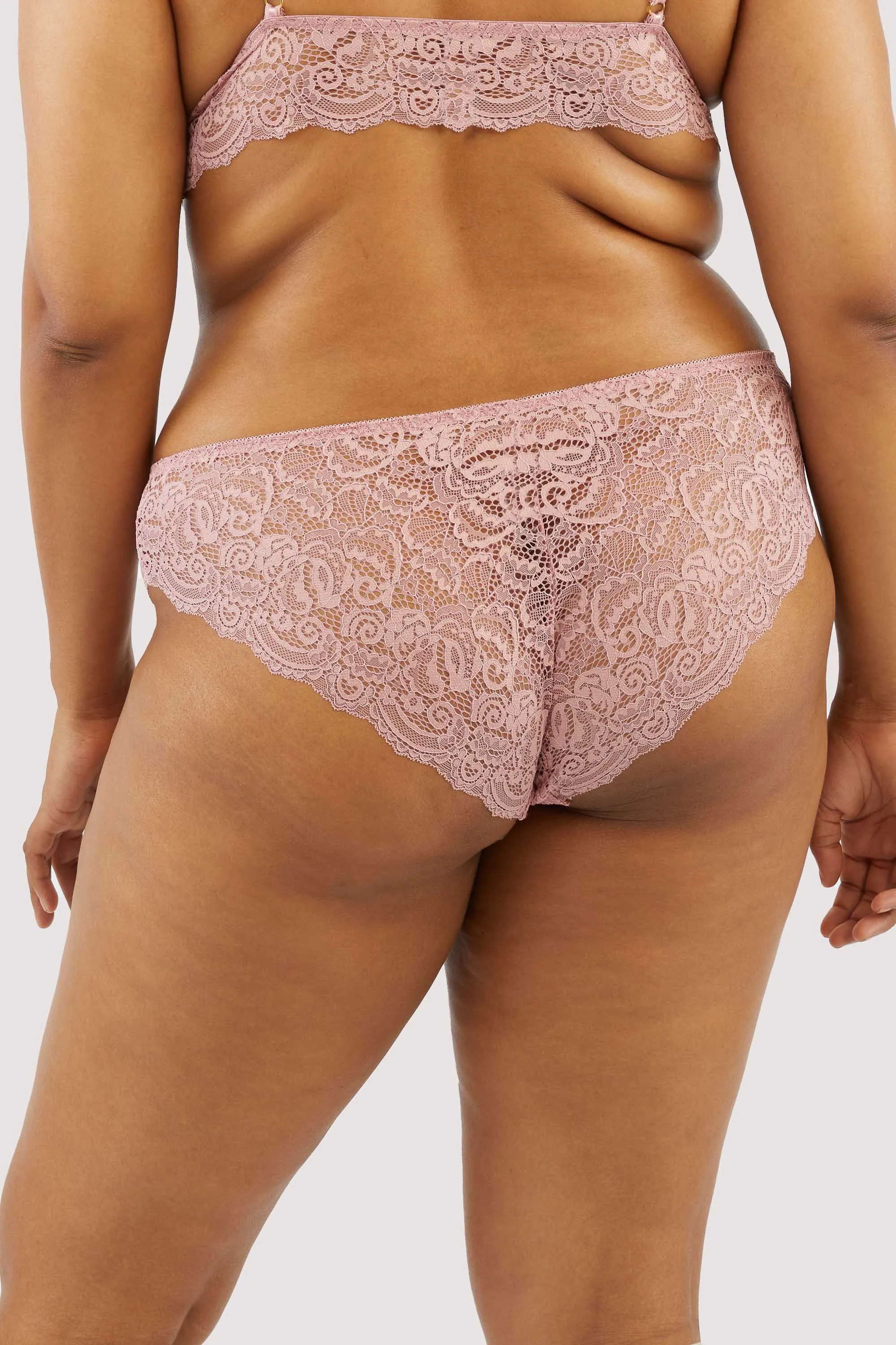 Ariana Ash Rose Lace Brief