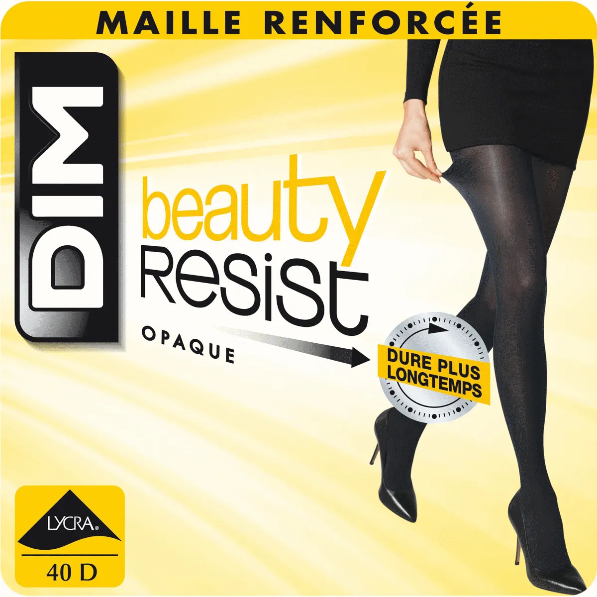Beauty Resist 40 Opaque tights in black