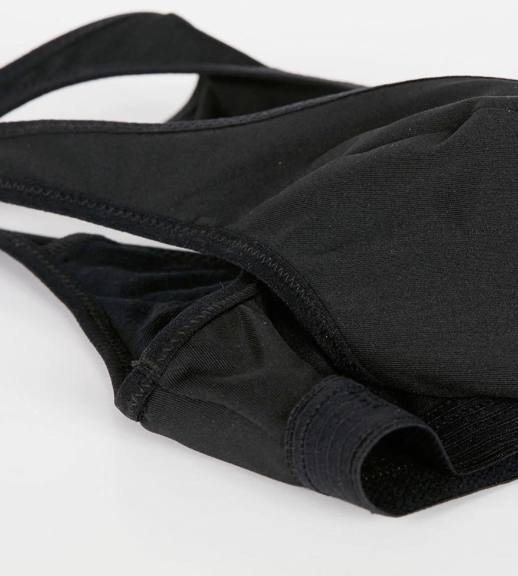 Black sports bra DIM Pocket Micro Girl
