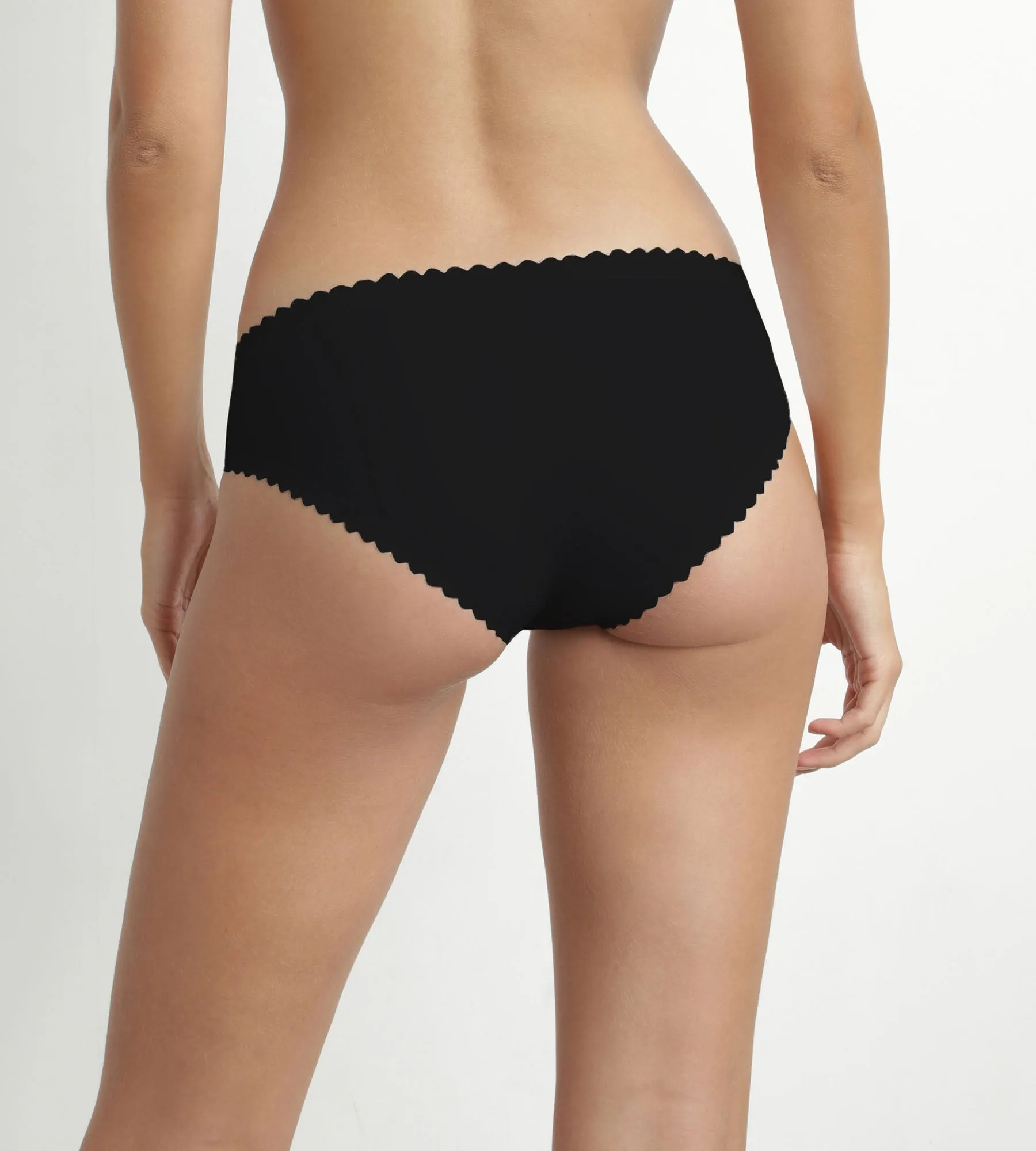 Body Touch Dim Black microfibre panty