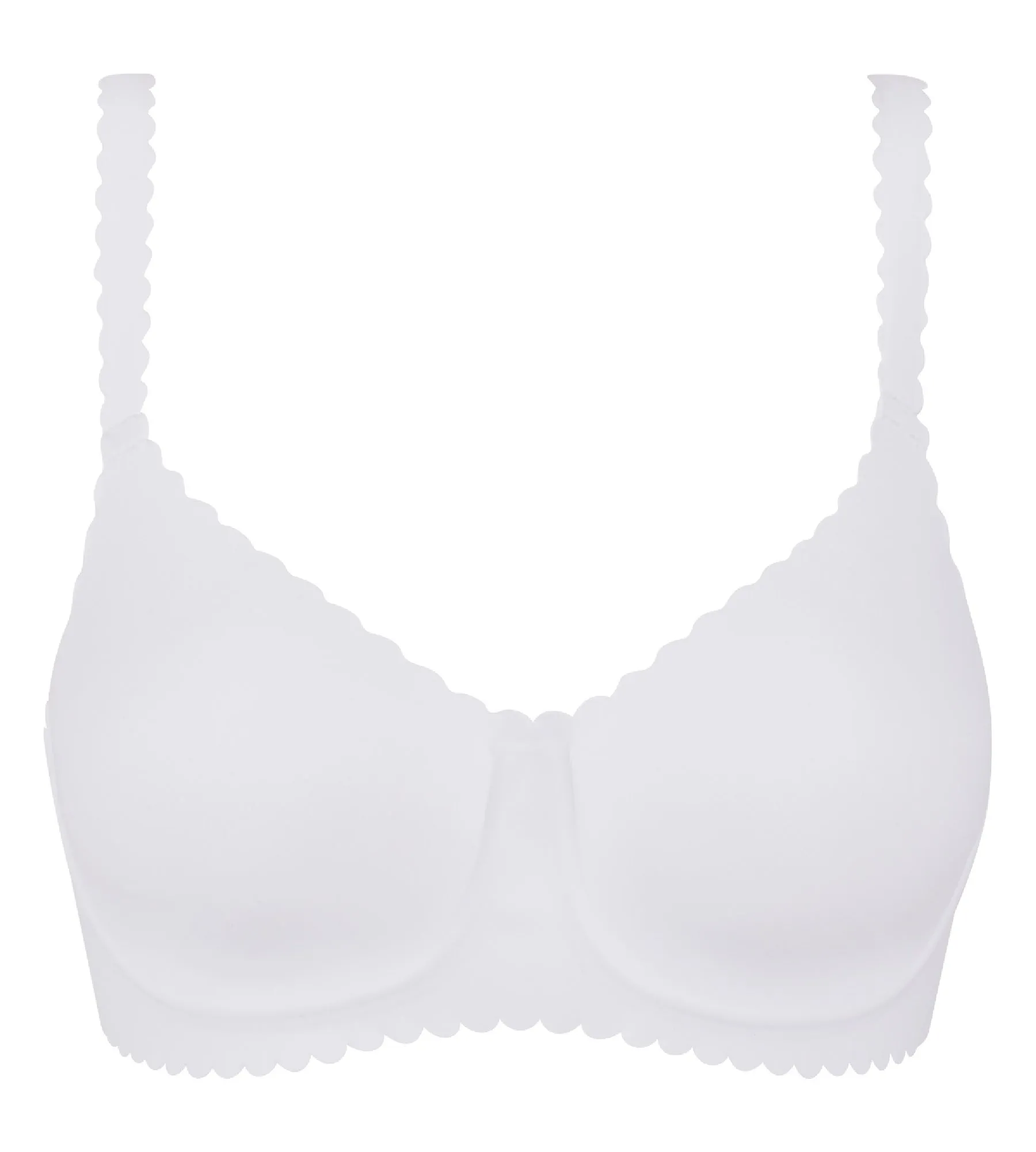 Body Touch Dim Underwired balconette bra in white