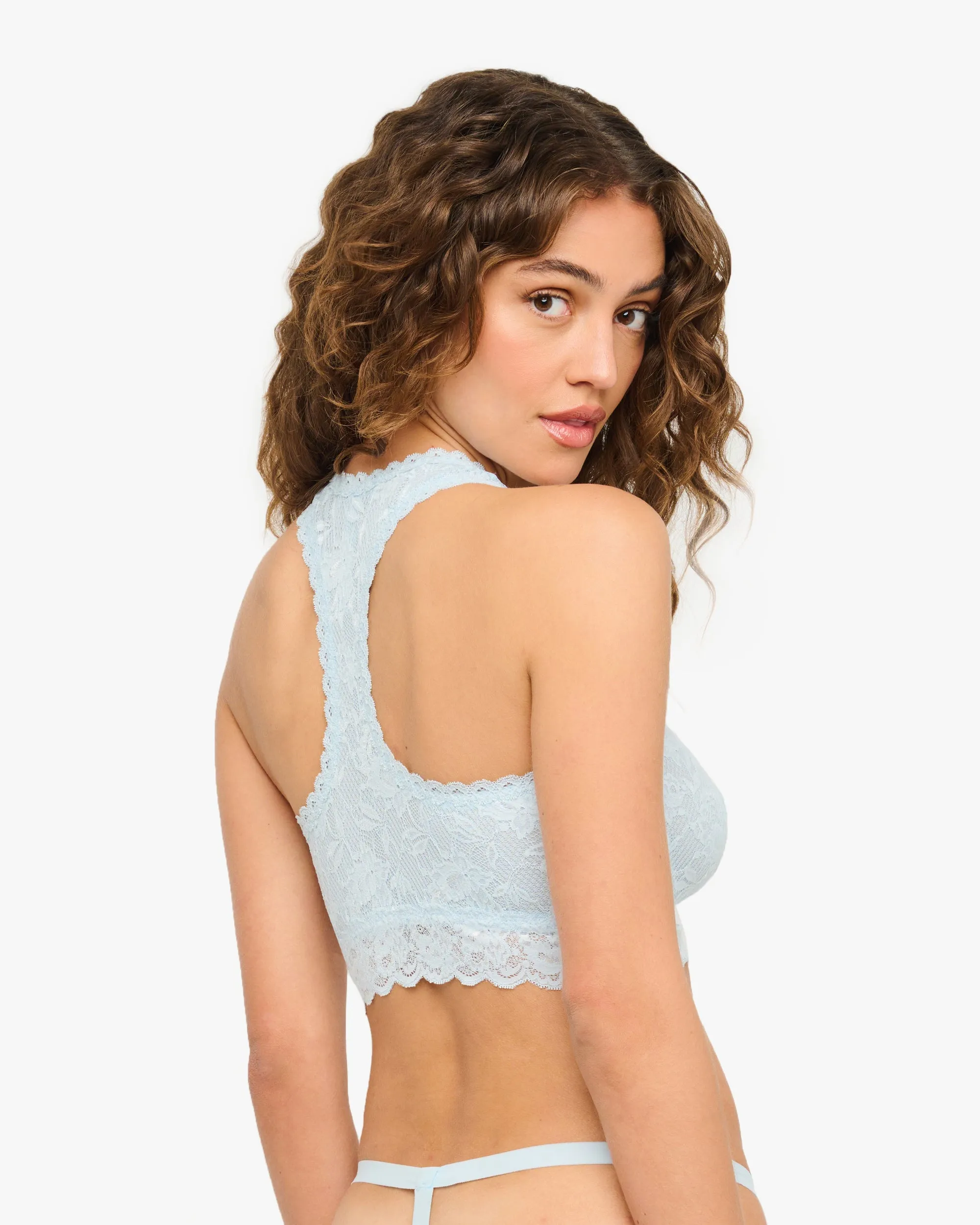 Bralette Curvy Racie Con Spalline Incrociate Bralette