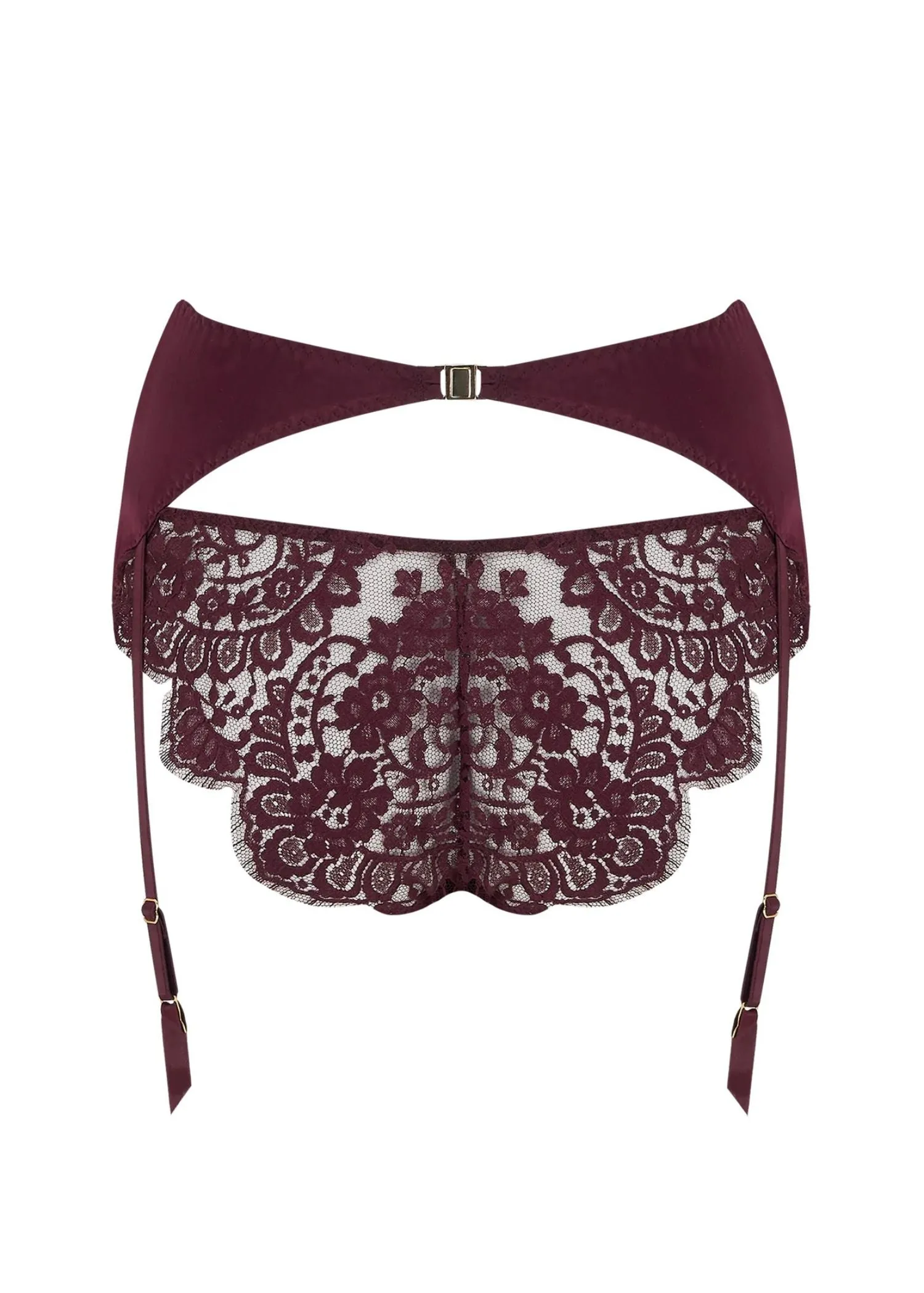 Camellia Suspender Knicker (Sienna)