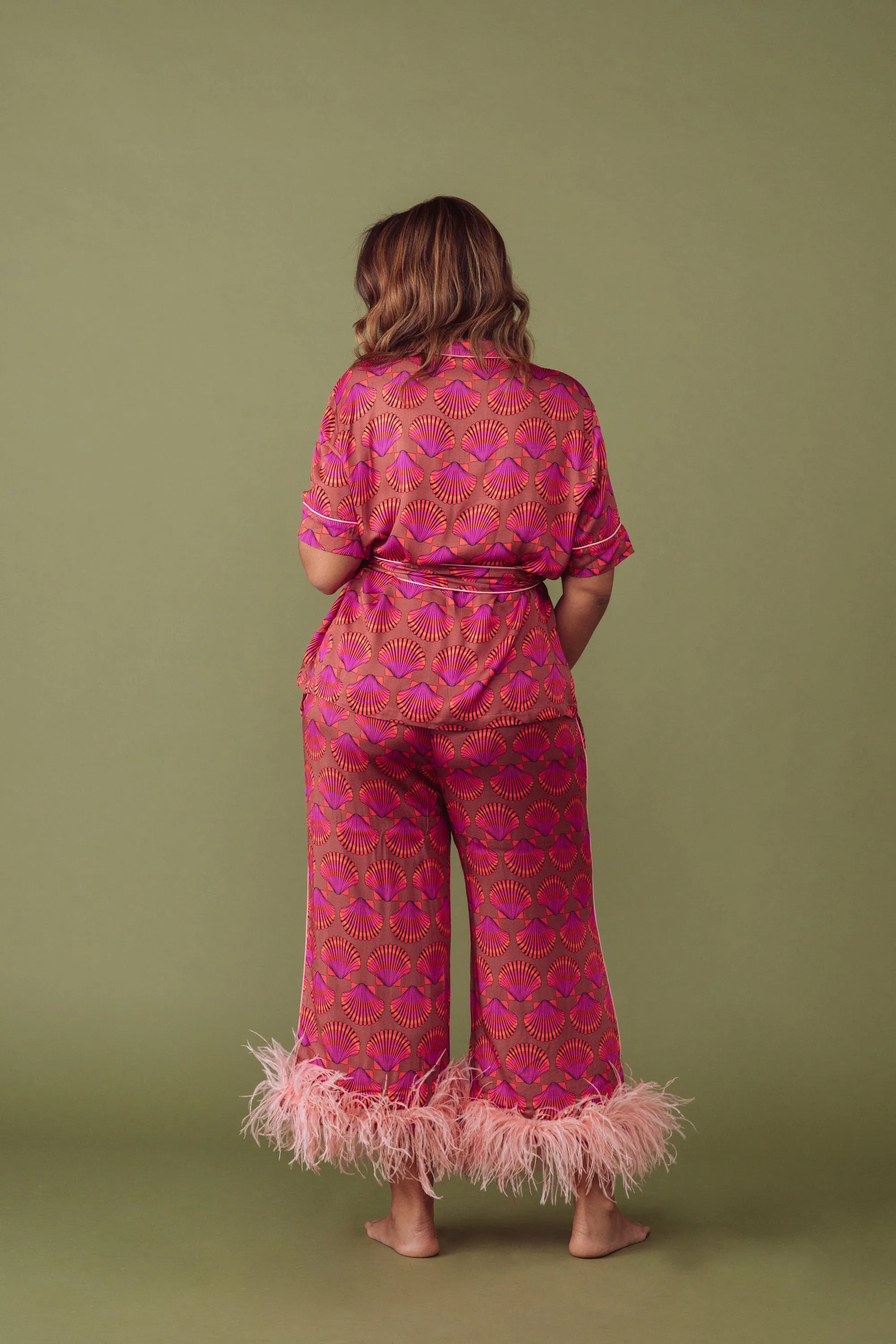 Cheetah Shell Print PJ Set
