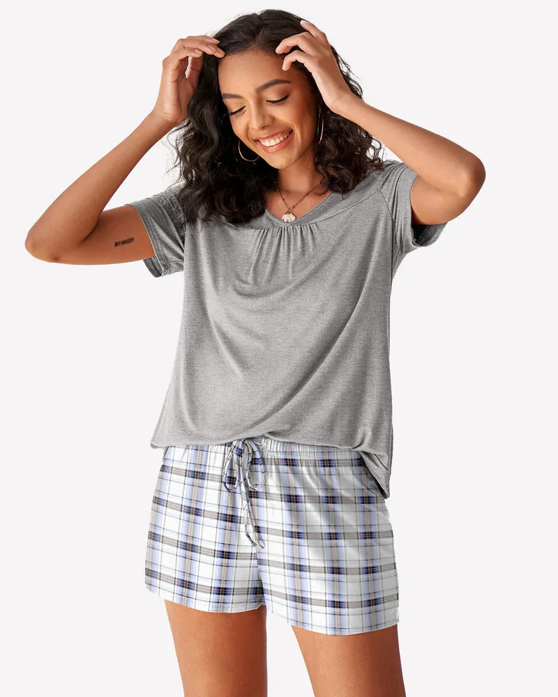 Christmas Shorts Pajama Set