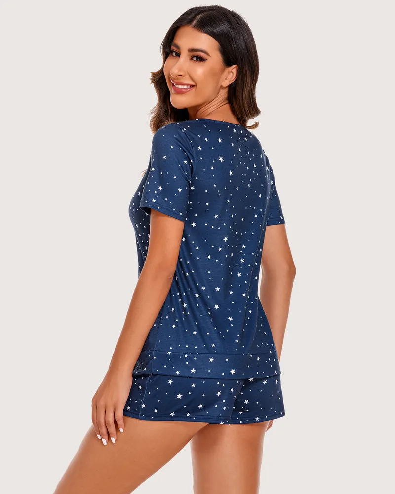 Christmas Shorts Pajama Set