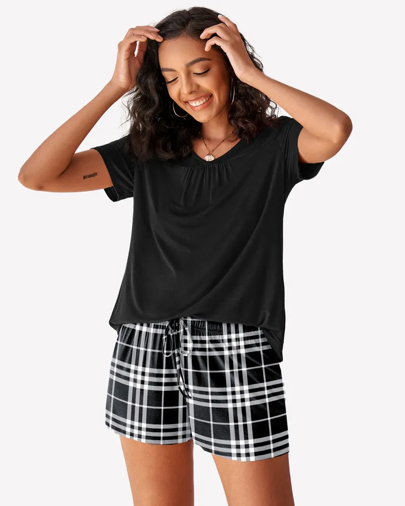Christmas Shorts Pajama Set