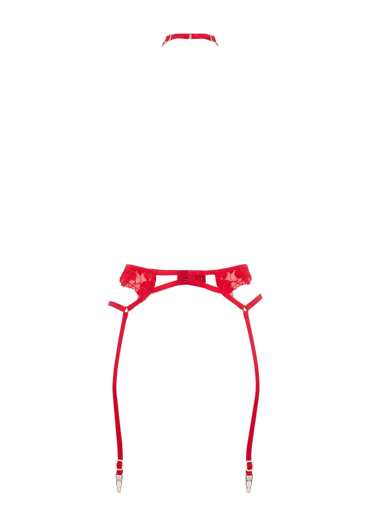 Colette Suspender Harness (Red)
