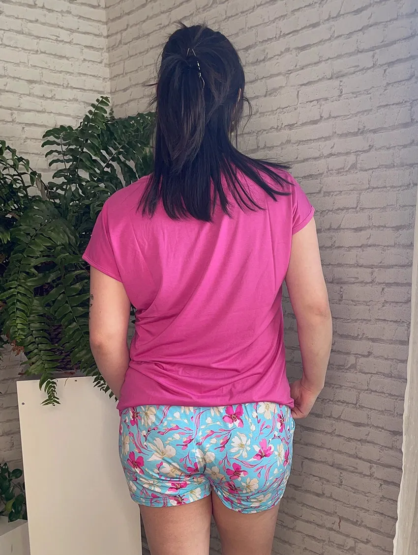 Cool Girl Cabana Tee & Boxer PJ Set