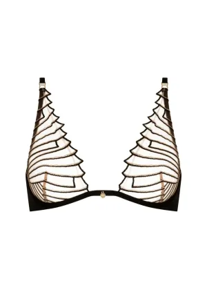 Cosmic Dream Wired Triangle Bra (Black)
