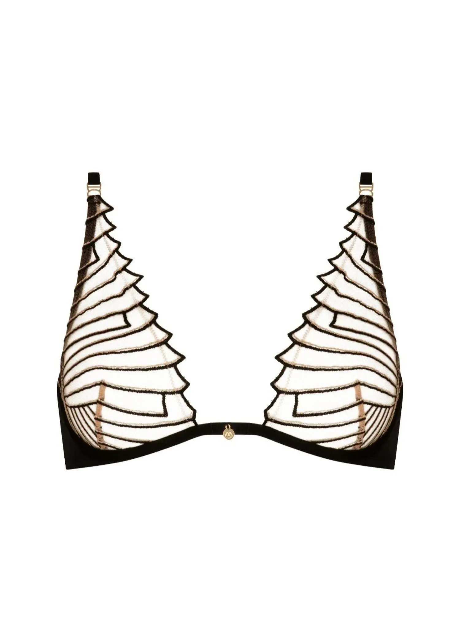 Cosmic Dream Wired Triangle Bra (Black)