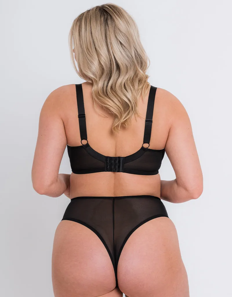 Curvy Kate Amaze High Waist Brazilian Brief Black