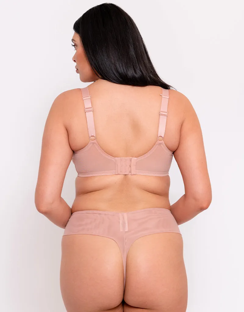 Curvy Kate Centre Stage Deep Thong Latte