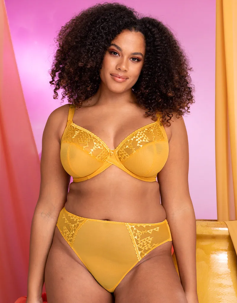 Curvy Kate Centre Stage Deep Thong Turmeric