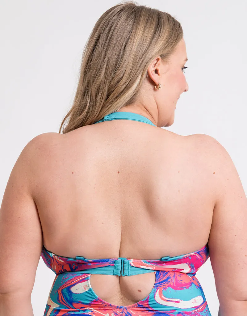 Curvy Kate Ibiza Reversible Non-Wired Mulitway Swimsuit Print Mix