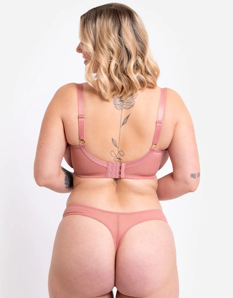 Curvy Kate Lush Thong Rose Shimmer