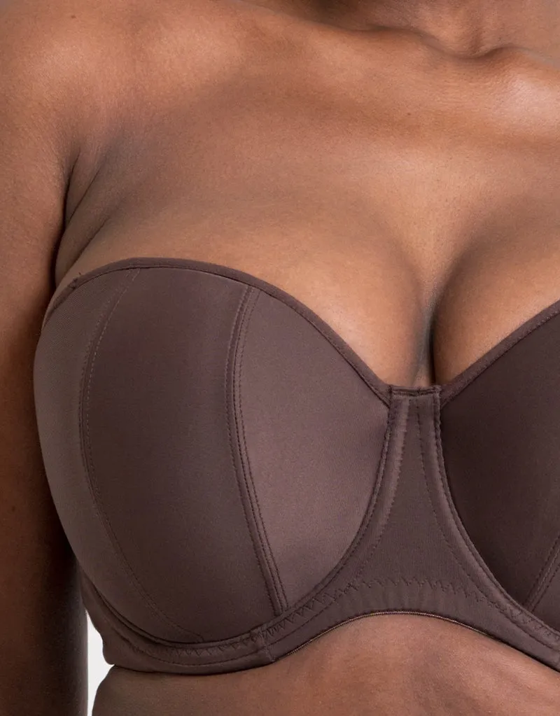 Curvy Kate Luxe Strapless Multiway Bra Cocoa