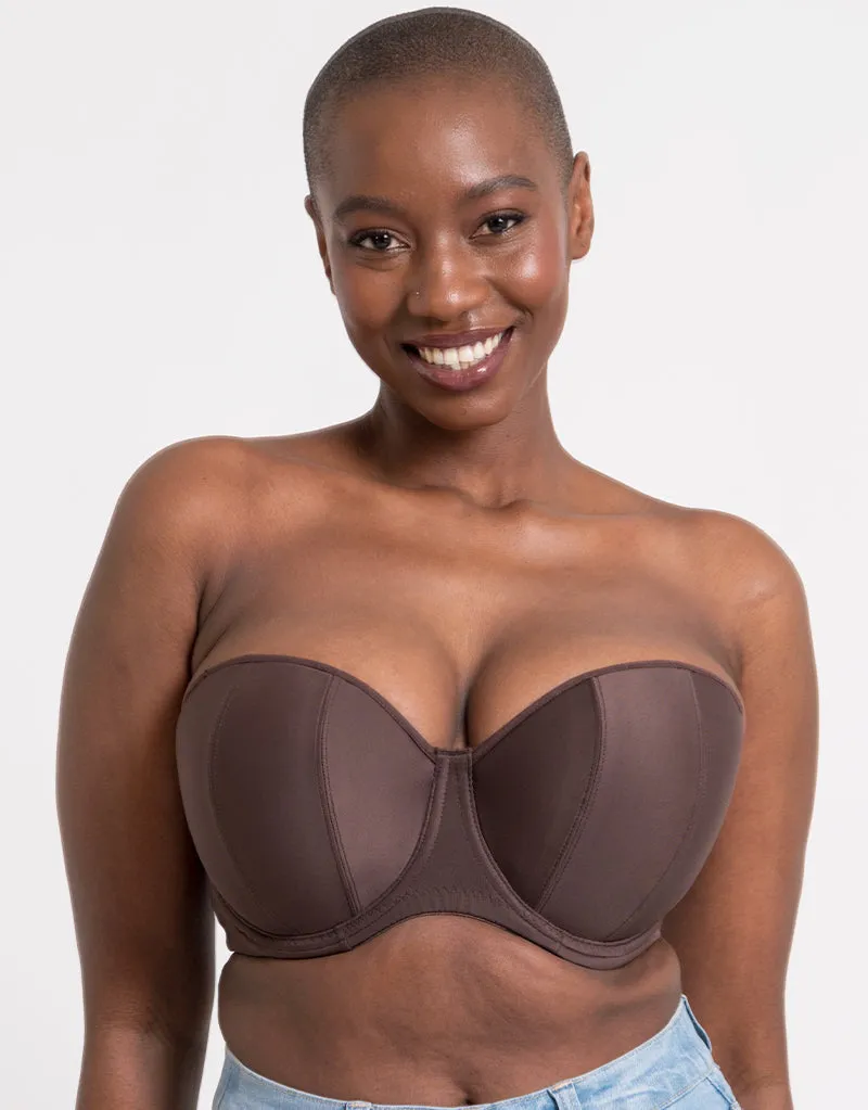 Curvy Kate Luxe Strapless Multiway Bra Cocoa