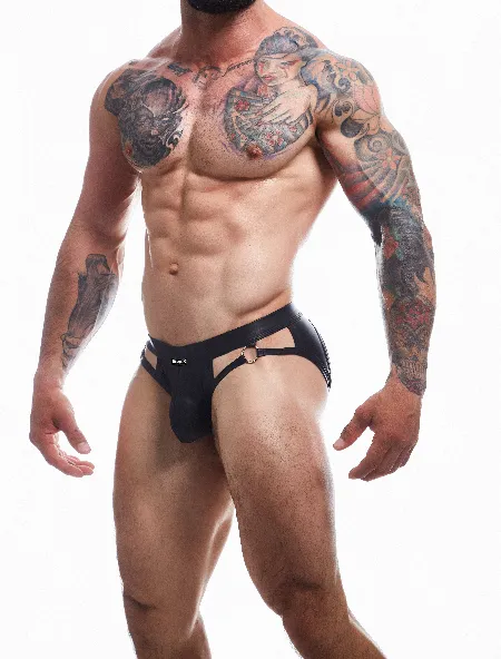 CUT FOR MEN DUNGEON JOCKSTRAP LARGE BLACK