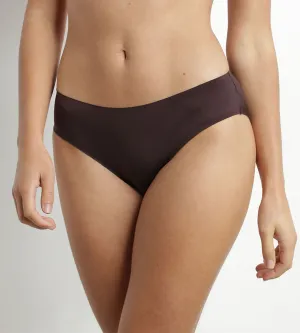 Dim InvisiFree precious brown microfibre briefs