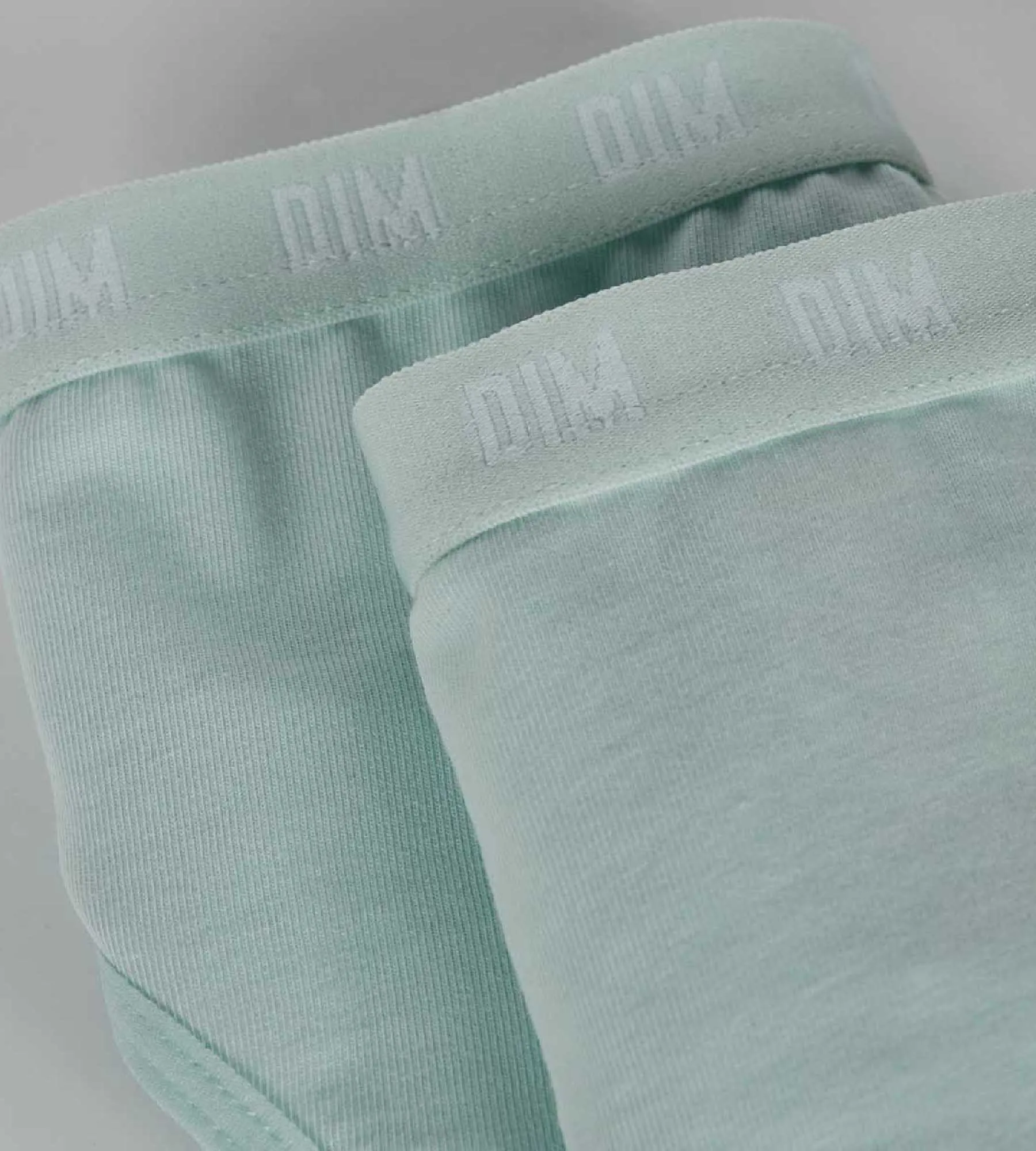 Dim Skin Care Pack of 2 Pastel Blue girls' organic cotton knickers