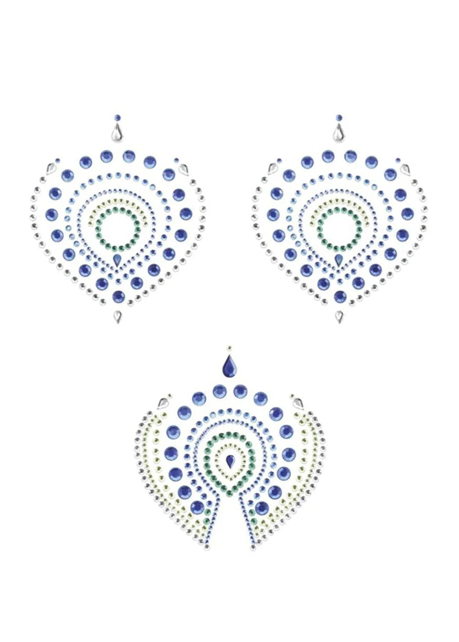 Flamboyant Body Jewellery (Blue/Green)