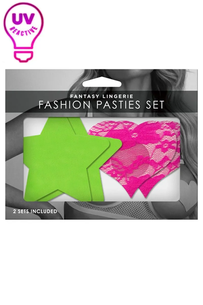 Glow 2 Pair Pasties