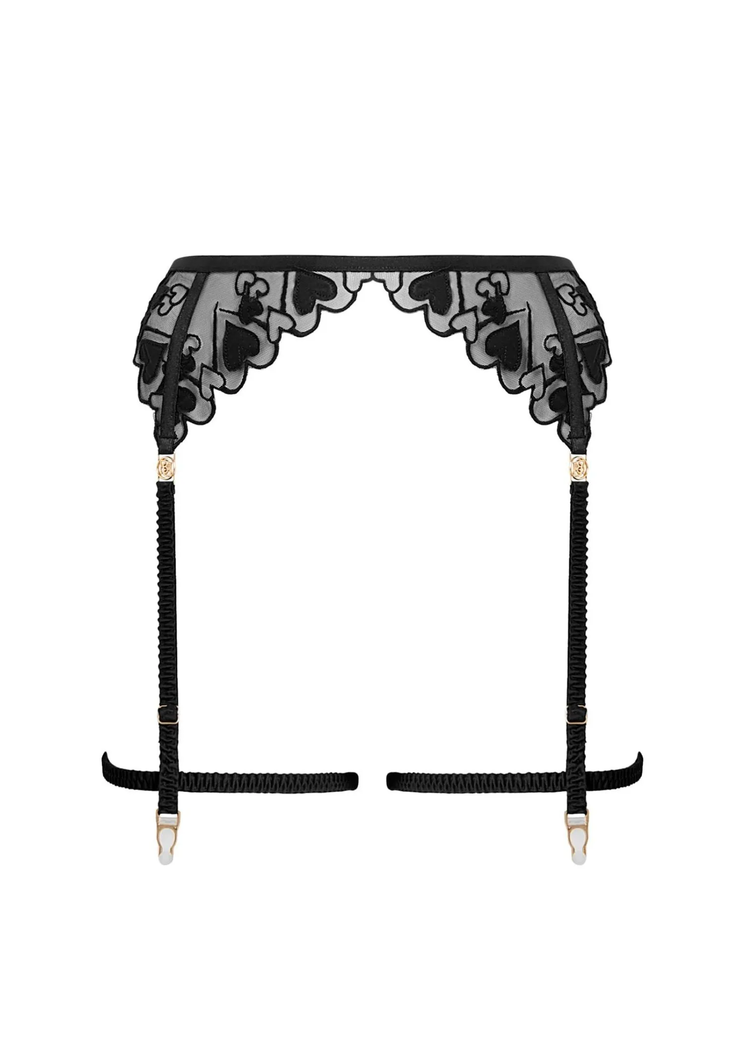 Harlow Suspender Thigh Harness (Black)