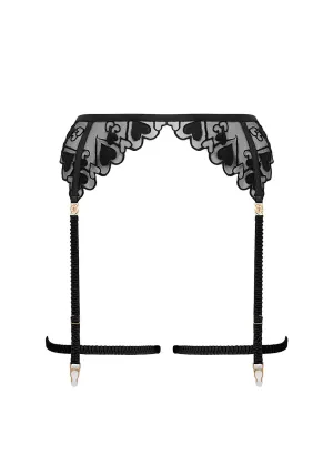 Harlow Suspender Thigh Harness (Black)