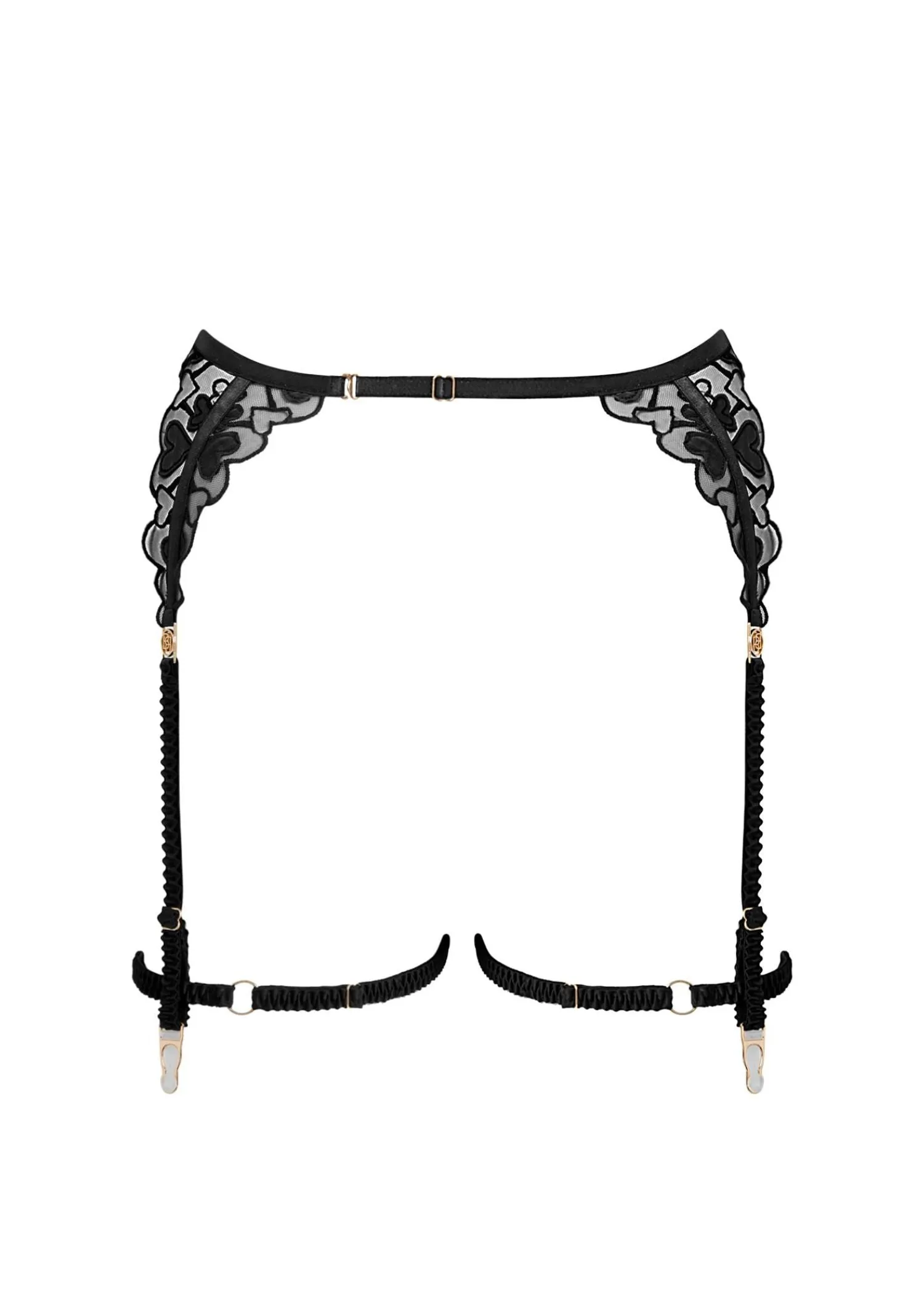 Harlow Suspender Thigh Harness (Black)