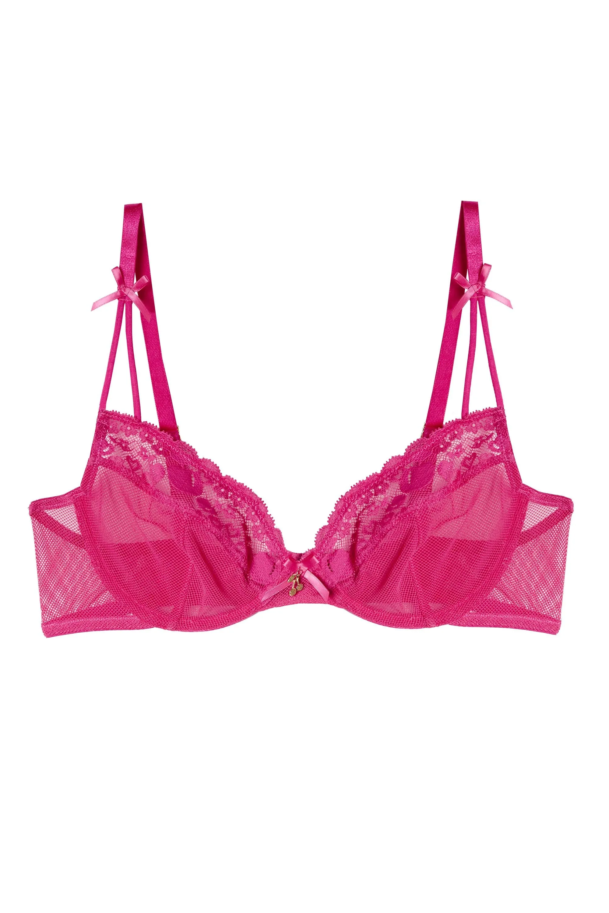 Jordan Hot Pink Cherry Plunge Bra