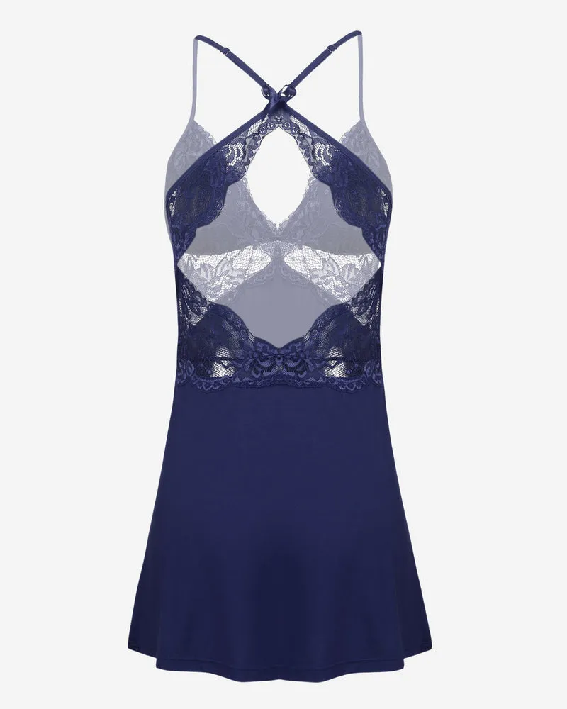Lace Leopard Chemise Lingerie
