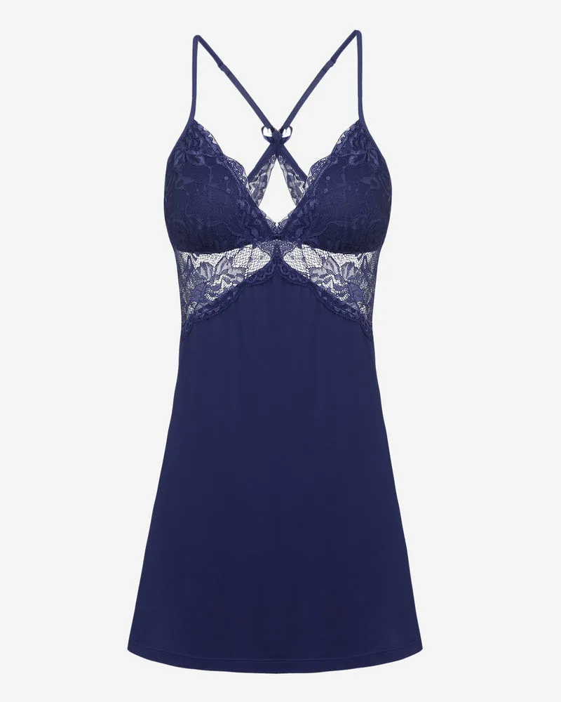Lace Leopard Chemise Lingerie