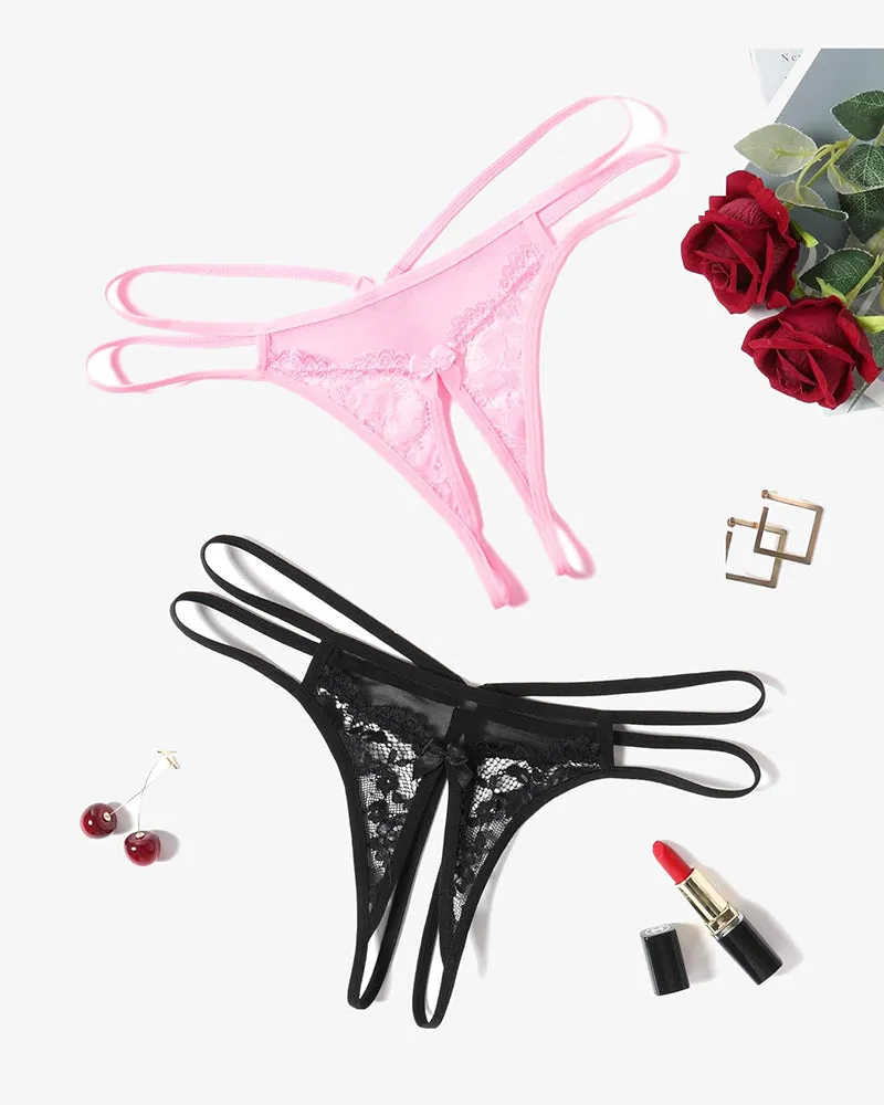 Lace Panties Floral Lace Briefs G-String
