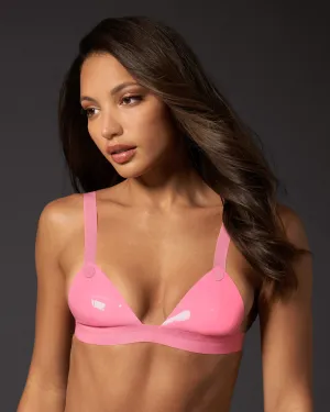 Latex Bra Pink