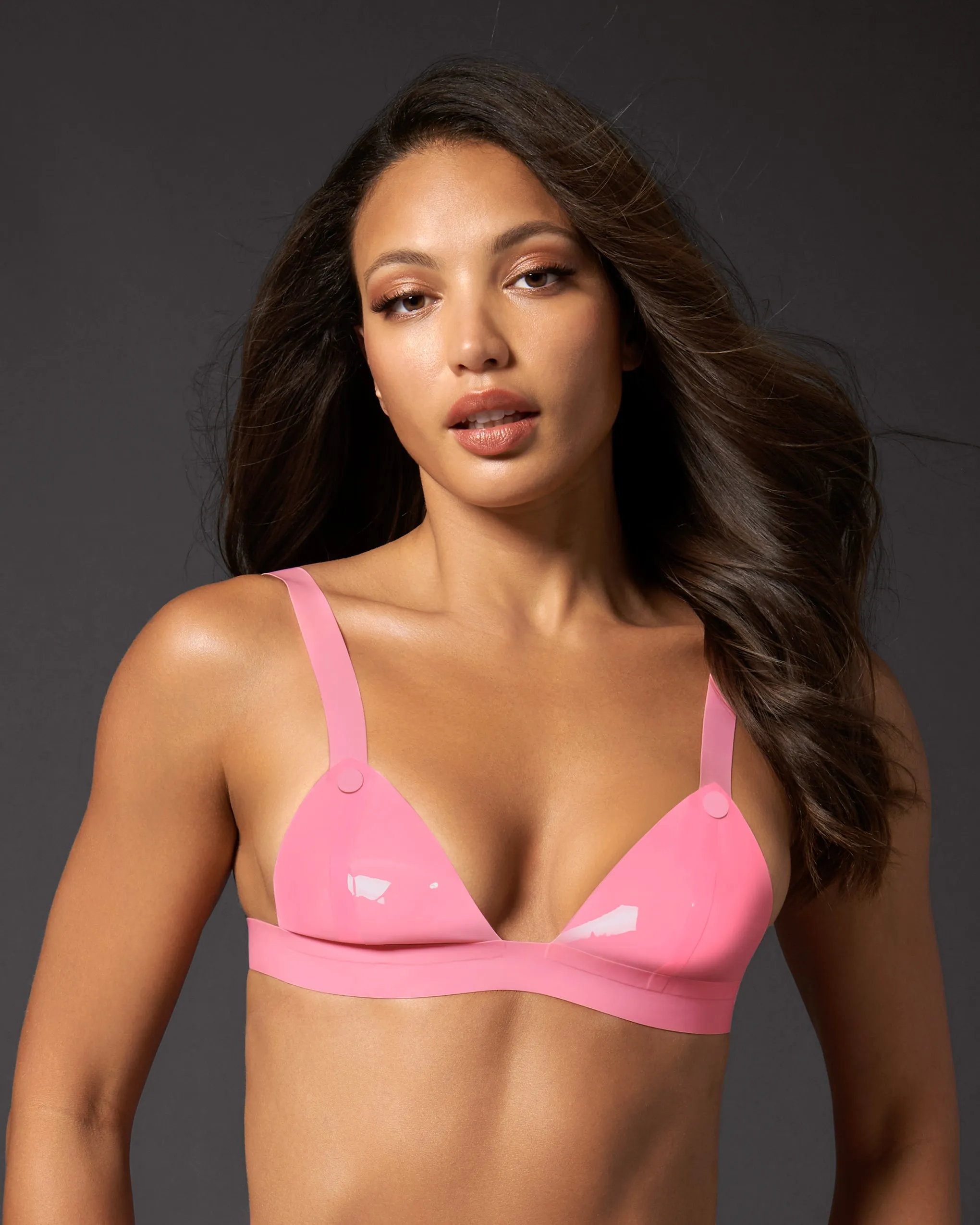 Latex Bra Pink