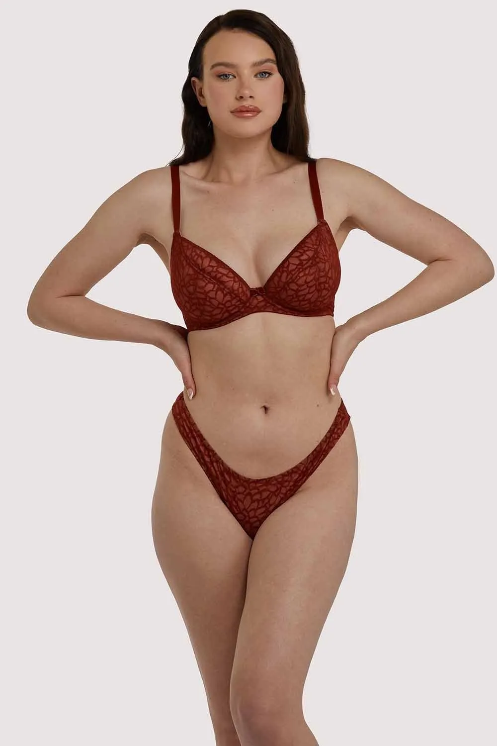 Love Me Lace Plunge Bra