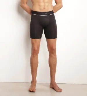 Men's microfibre and mesh boxer shorts Black Dim Move