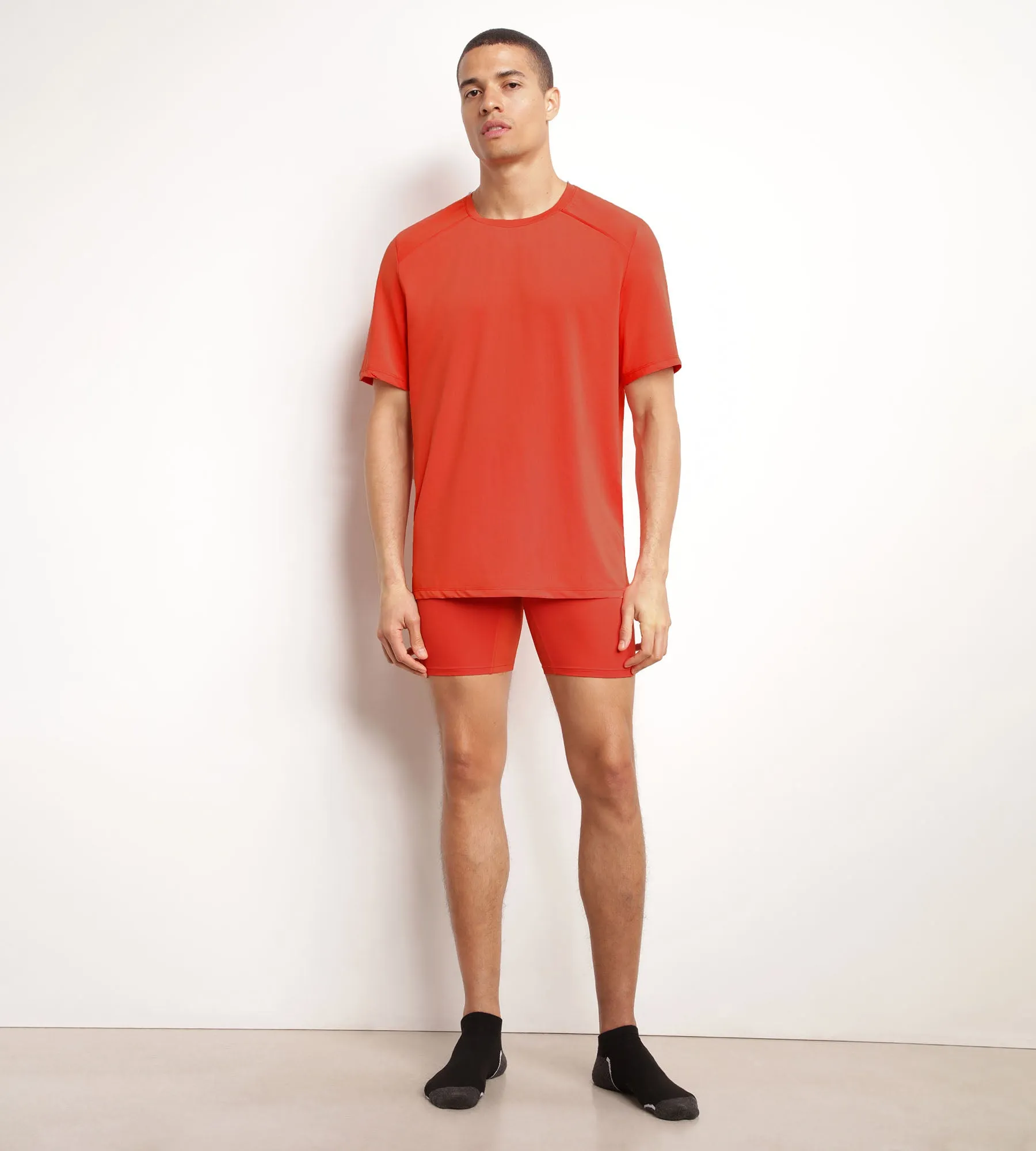 Men's microfibre and mesh boxer shorts Red Dim Move