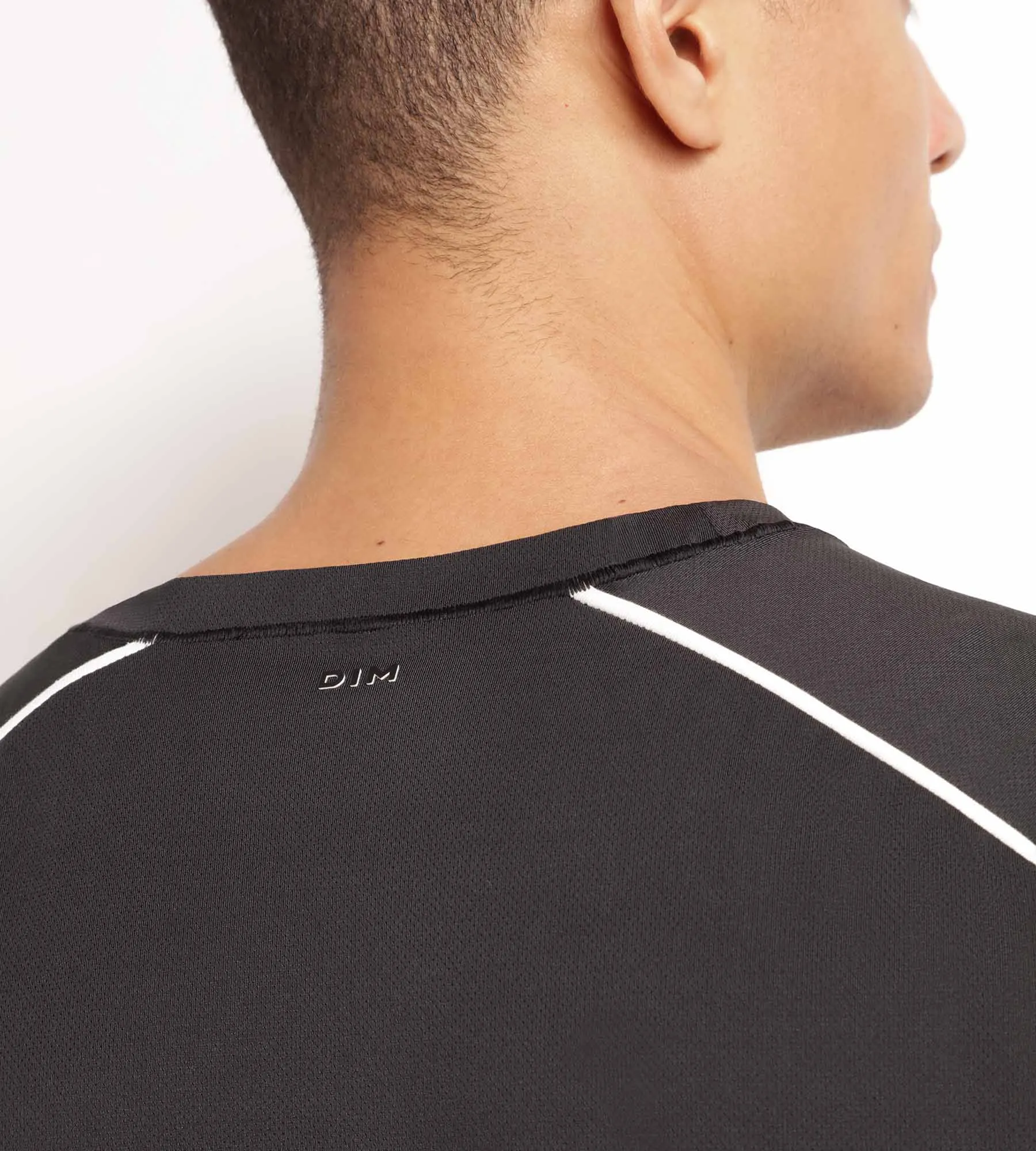 Men's sports tank top in breathable material Black Dim Move