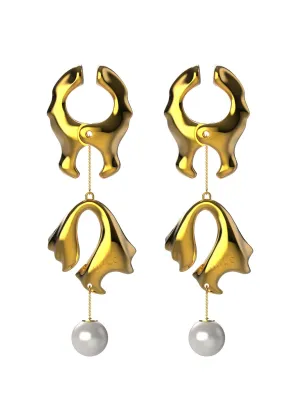 Moist Eyes Pearl Nipple Clamps