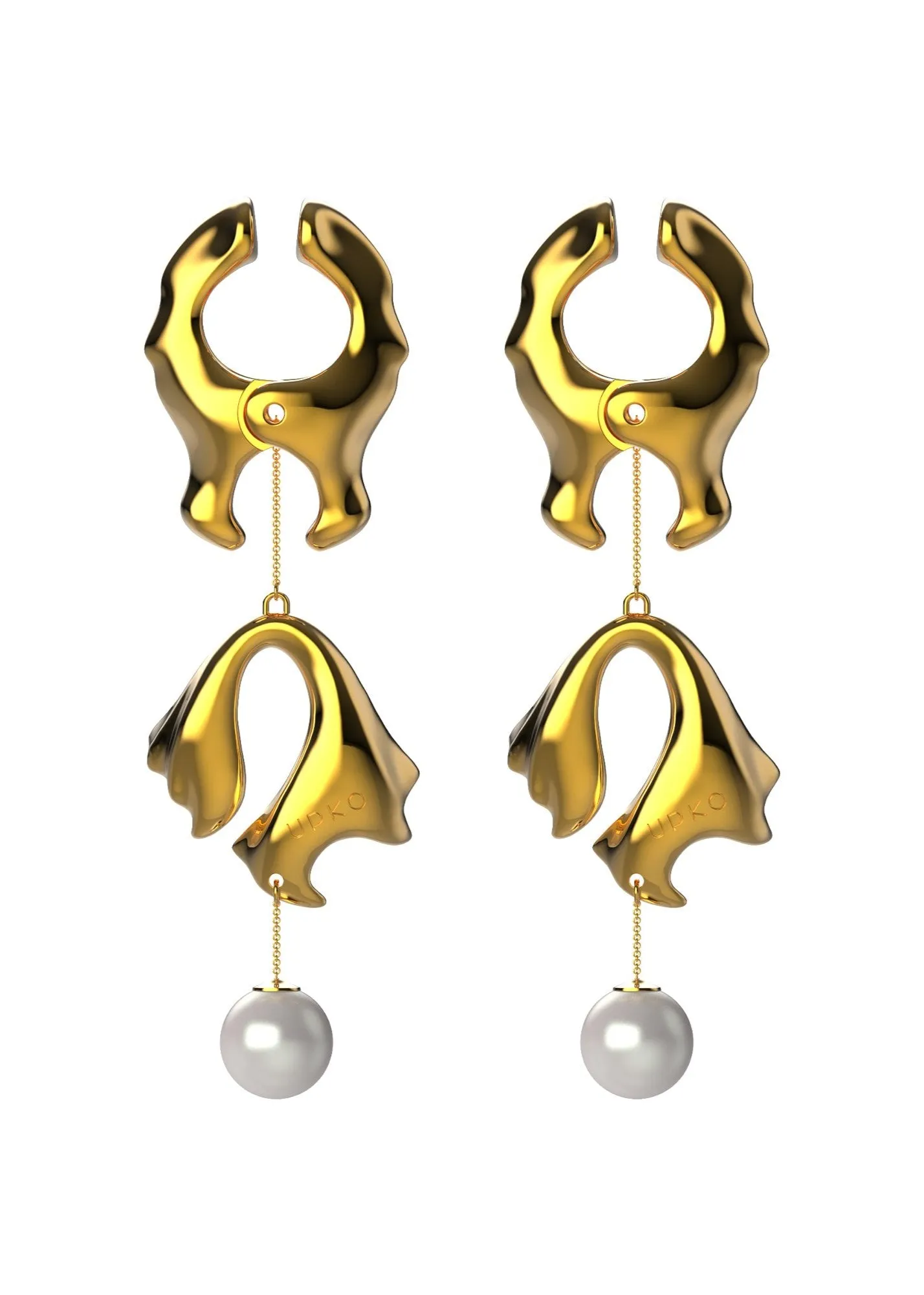 Moist Eyes Pearl Nipple Clamps