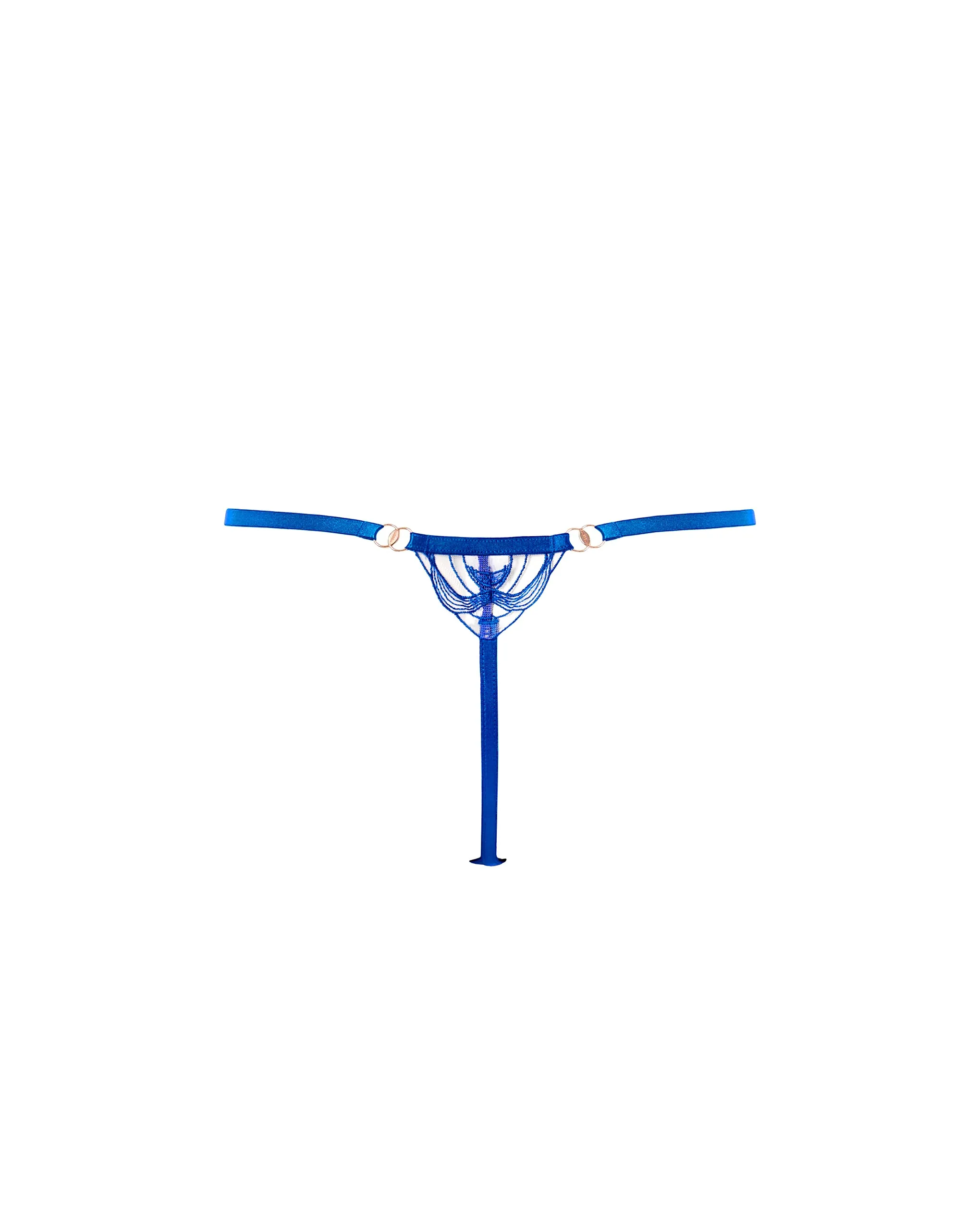 Monique Thong Egyptian Blue/Sheer