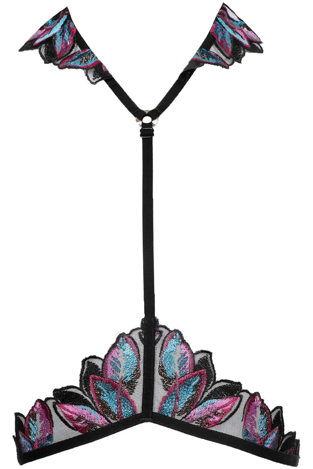 Oiseau de Paradis Harness in Black