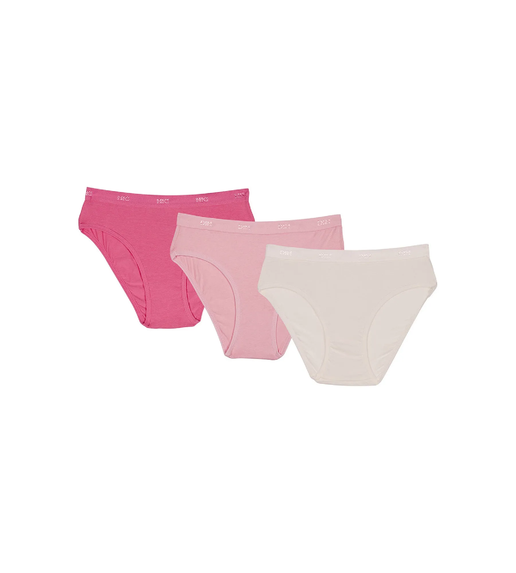 Pack of 3 pearl and pink knickers Les Pockets DIM Girl